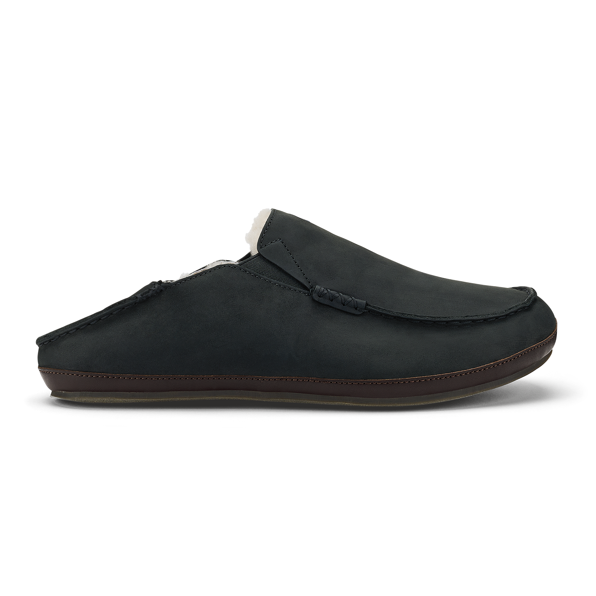 Moloa Slipper  -  Black / Dk Java