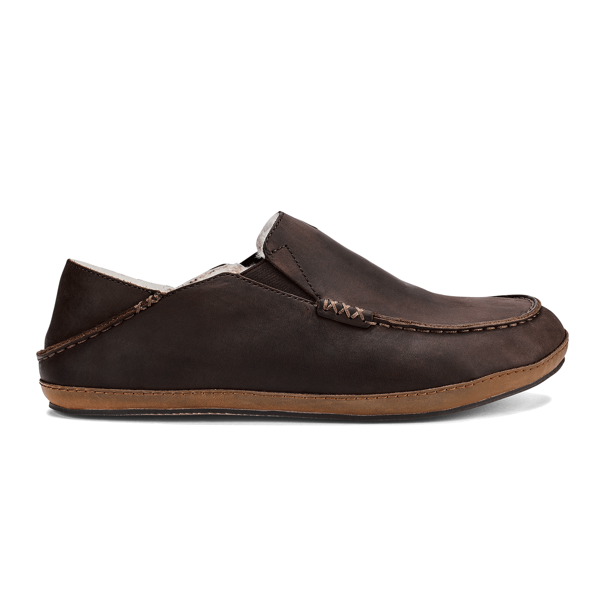 Moloa Slipper - Dark Wood