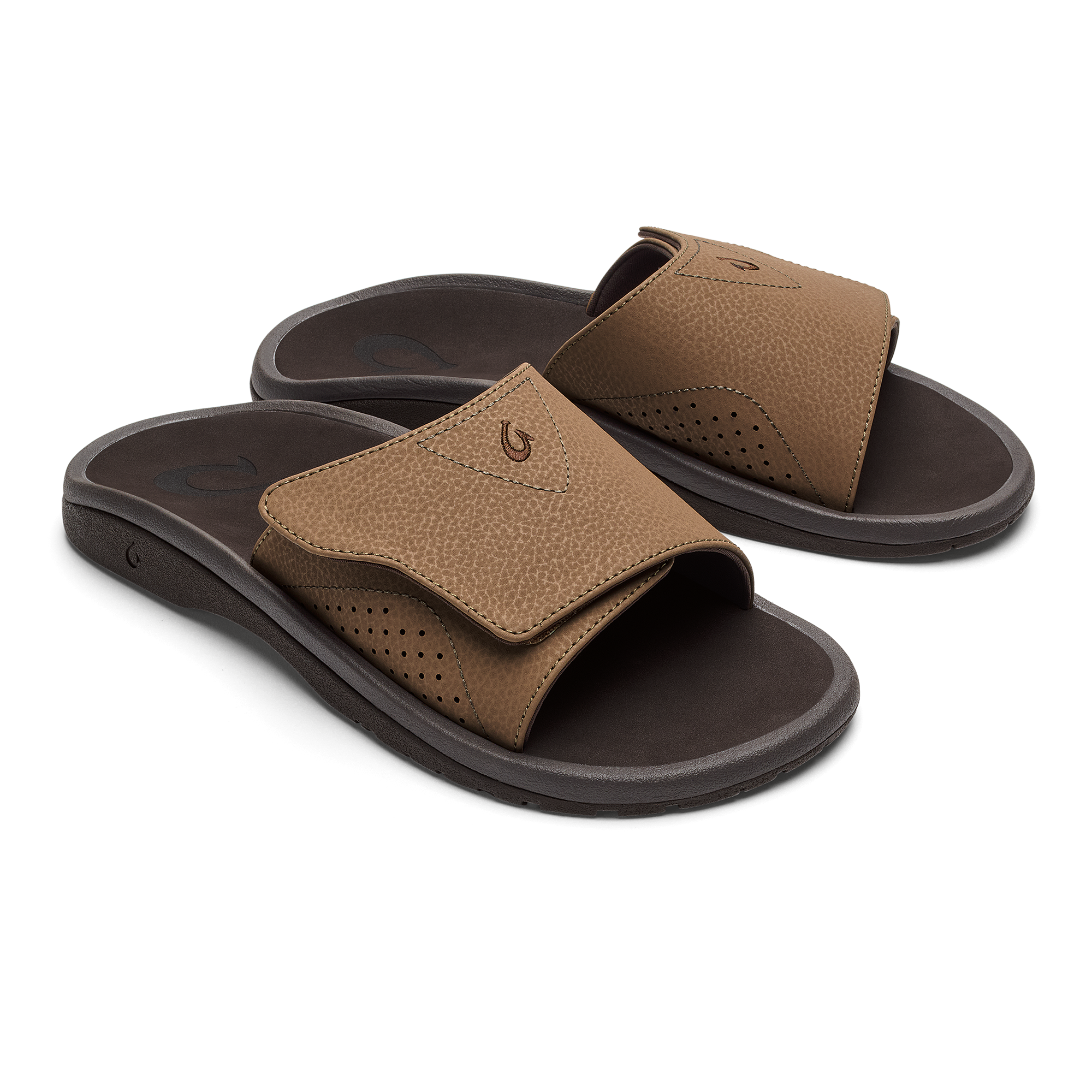 Nalu Slide  -  Tan / Dk Java