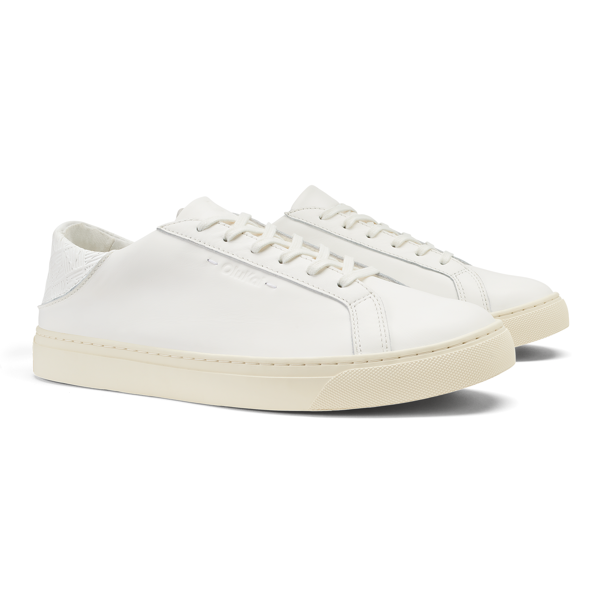 Kou Lace Up  -  White / White