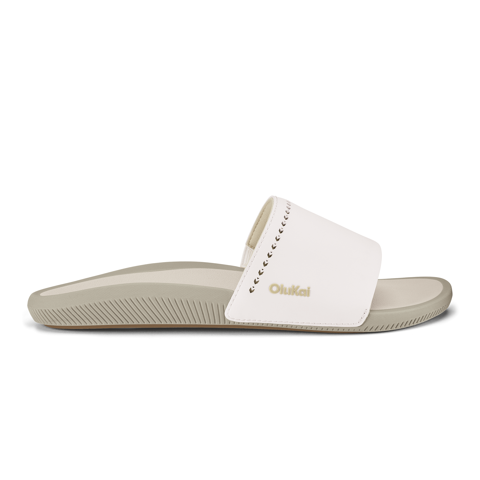 Ulele Slide  -  Bright White / Tapa